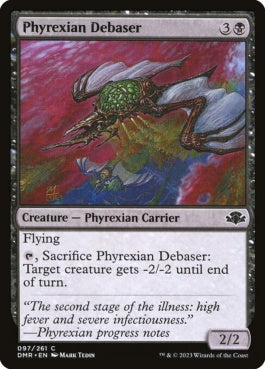 naokuroshop MTG [DMR][097][黒][C][EN][ファイレクシアの堕落者/Phyrexian Debaser]（Foil） NM