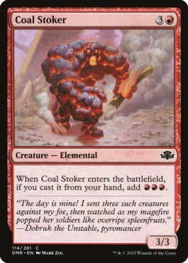 naokuroshop MTG [DMR][114][赤][C][EN][石炭焚き/Coal Stoker] NM