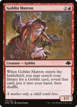 naokuroshop MTG [DMR][123][赤][C][EN][ゴブリンの女看守/Goblin Matron]（Foil） NM