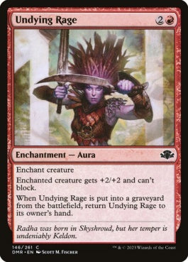 naokuroshop MTG [DMR][146][赤][C][EN][死せざる怒り/Undying Rage]（Foil） NM