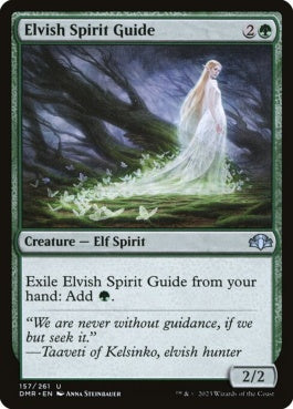 naokuroshop MTG [DMR][157][緑][U][EN][エルフの指導霊/Elvish Spirit Guide] NM