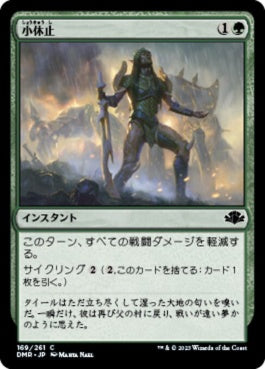 naokuroshop MTG [DMR][169][緑][C][JP][小休止/Lull] NM