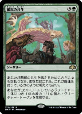 naokuroshop MTG [DMR][175][緑][R][JP][菌獣の共生/Saproling Symbiosis] NM