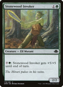 naokuroshop MTG [DMR][178][緑][C][EN][岩石樹の発動者/Stonewood Invoker]（Foil） NM