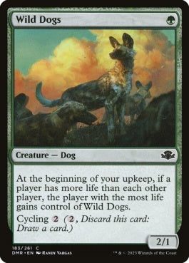 naokuroshop MTG [DMR][183][緑][C][EN][野生の犬/Wild Dogs] NM