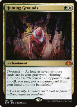 naokuroshop MTG [DMR][191][多][M][EN][狩猟場/Hunting Grounds]（Foil） NM