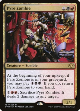 naokuroshop MTG [DMR][194][多][R][EN][火葬のゾンビ/Pyre Zombie]（Foil） NM