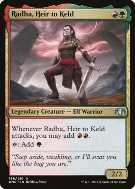 naokuroshop MTG [DMR][196][多][U][EN][ケルドの後継者、ラーダ/Radha, Heir to Keld]（Foil） NM