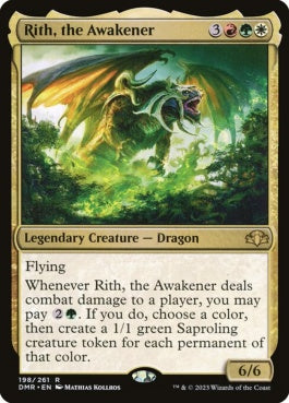 naokuroshop MTG [DMR][198][多][R][EN][煽動するものリース/Rith, the Awakener]（Foil） NM