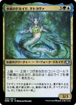 naokuroshop MTG [DMR][203][多][U][JP][水底のドルイド、タトヨヴァ/Tatyova, Benthic Druid]（Foil） NM