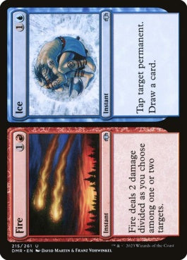 naokuroshop MTG [DMR][215][多][U][EN][火+氷/Fire+Ice]（Foil） NM