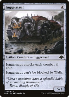 naokuroshop MTG [DMR][228][茶][C][EN][巨大戦車/Juggernaut]（Foil） NM