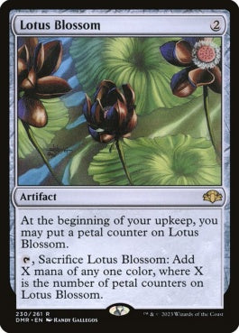 naokuroshop MTG [DMR][230][茶][R][EN][水蓮の花/Lotus Blossom] NM