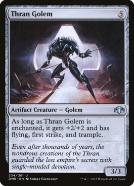 naokuroshop MTG [DMR][234][茶][U][EN][スランのゴーレム/Thran Golem]（Foil） NM