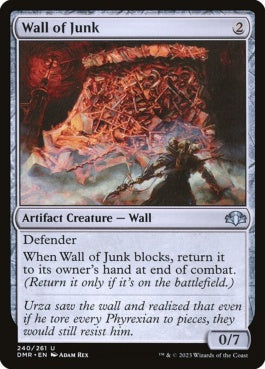 naokuroshop MTG [DMR][240][茶][U][EN][ガラクタの壁/Wall of Junk]（Foil） NM