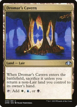 naokuroshop MTG [DMR][246][土地][U][EN][ドロマーの洞窟/Dromar's Cavern]（Foil） NM