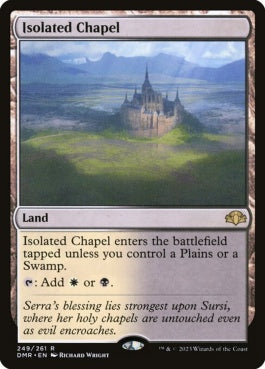 naokuroshop MTG [DMR][249][土地][R][EN][孤立した礼拝堂/Isolated Chapel]（Foil） NM