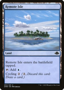 naokuroshop MTG [DMR][254][土地][C][EN][離れ島/Remote Isle]（Foil） NM