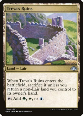 naokuroshop MTG [DMR][260][土地][U][EN][トリーヴァの廃墟/Treva's Ruins] NM