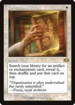 naokuroshop MTG [DMR][263][白][R][EN][悟りの教示者/Enlightened Tutor]（Foil） NM