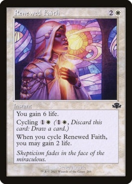 naokuroshop MTG [DMR][269][白][C][EN][新たな信仰/Renewed Faith]（Foil） NM