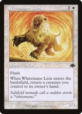 naokuroshop MTG [DMR][277][白][C][EN][白たてがみのライオン/Whitemane Lion] NM