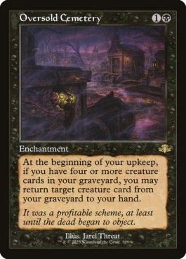 naokuroshop MTG [DMR][309][黒][R][EN][定員過剰の墓地/Oversold Cemetery]（Foil） NM