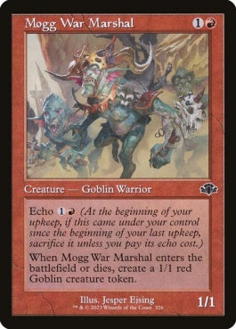 naokuroshop MTG [DMR][326][赤][C][EN][モグの戦争司令官/Mogg War Marshal]（Foil） NM