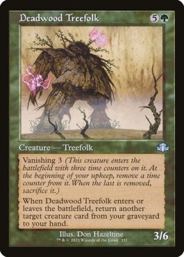 naokuroshop MTG [DMR][337][緑][U][EN][デッドウッドのツリーフォーク/Deadwood Treefolk]（Foil） NM