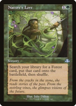 naokuroshop MTG [DMR][346][緑][U][EN][自然の知識/Nature's Lore]（Foil） NM