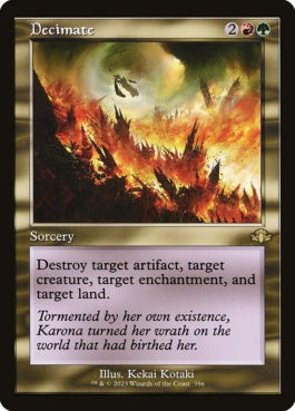 naokuroshop MTG [DMR][356][多][R][EN][大量破壊/Decimate]（Foil） NM