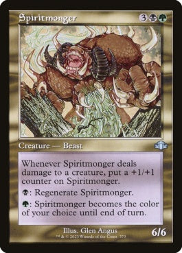 naokuroshop MTG [DMR][370][多][U][EN][魂売り/Spiritmonger]（Foil） NM