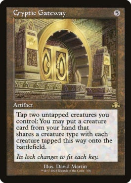 naokuroshop MTG [DMR][376][茶][R][EN][謎めいた門/Cryptic Gateway]（Foil） NM