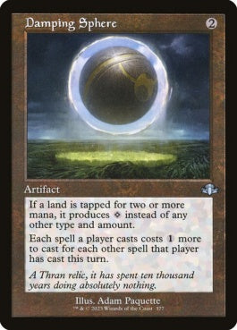 naokuroshop MTG [DMR][377][茶][U][EN][減衰球/Damping Sphere]（Foil） NM