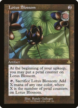 naokuroshop MTG [DMR][384][茶][R][EN][水蓮の花/Lotus Blossom]（Foil） NM