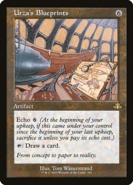 naokuroshop MTG [DMR][391][茶][R][EN][ウルザの青写真/Urza's Blueprints]（Foil） NM