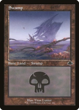 naokuroshop MTG [DMR][406][土地][C][EN][沼/Swamp]（Foil） NM