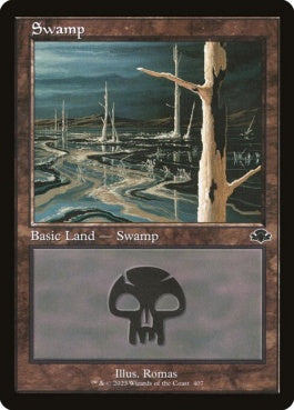 naokuroshop MTG [DMR][407][土地][C][EN][沼/Swamp] NM