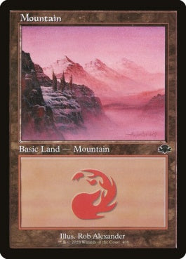 naokuroshop MTG [DMR][408][土地][C][EN][山/Mountain]（Foil） NM