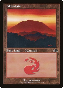 naokuroshop MTG [DMR][409][土地][C][EN][山/Mountain]（Foil） NM