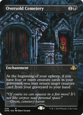 naokuroshop MTG [DMR][428][黒][R][EN][定員過剰の墓地/Oversold Cemetery]（Foil） NM