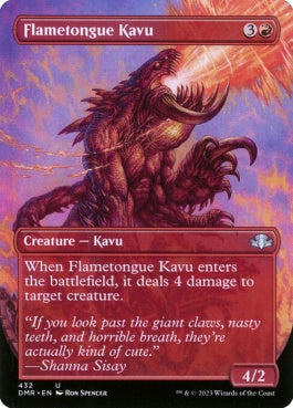 naokuroshop MTG [DMR][432][赤][U][EN][火炎舌のカヴー/Flametongue Kavu]（Foil） NM