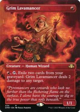 naokuroshop MTG [DMR][434][赤][R][EN][渋面の溶岩使い/Grim Lavamancer]（Foil） NM