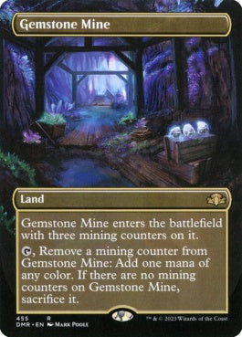 naokuroshop MTG [DMR][455][土地][R][EN][宝石鉱山/Gemstone Mine]（Foil） NM