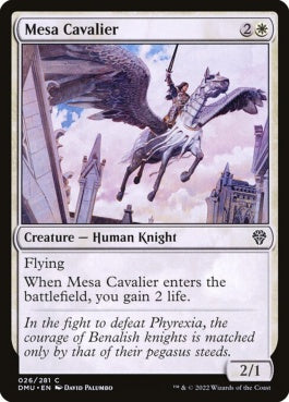 naokuroshop MTG [DMU][026][白][C][EN][メサの騎兵/Mesa Cavalier] NM