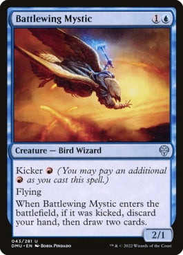 naokuroshop MTG [DMU][043][青][U][EN][戦羽の神秘家/Battlewing Mystic] NM