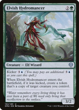 naokuroshop MTG [DMU][162][緑][U][EN][エルフの水流術師/Elvish Hydromancer] NM