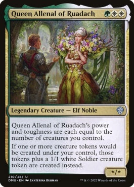 naokuroshop MTG [DMU][210][多][U][EN][ルアダッハの女王オーリナル/Queen Allenal of Ruadach]（foil） NM