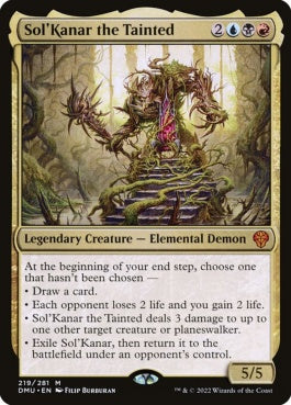 naokuroshop MTG [DMU][219][多][M][EN][穢れたもの、ソルカナー/Sol'Kanar the Tainted] NM