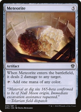 naokuroshop MTG [DMU][235][茶][C][EN][隕石/Meteorite]（foil） NM